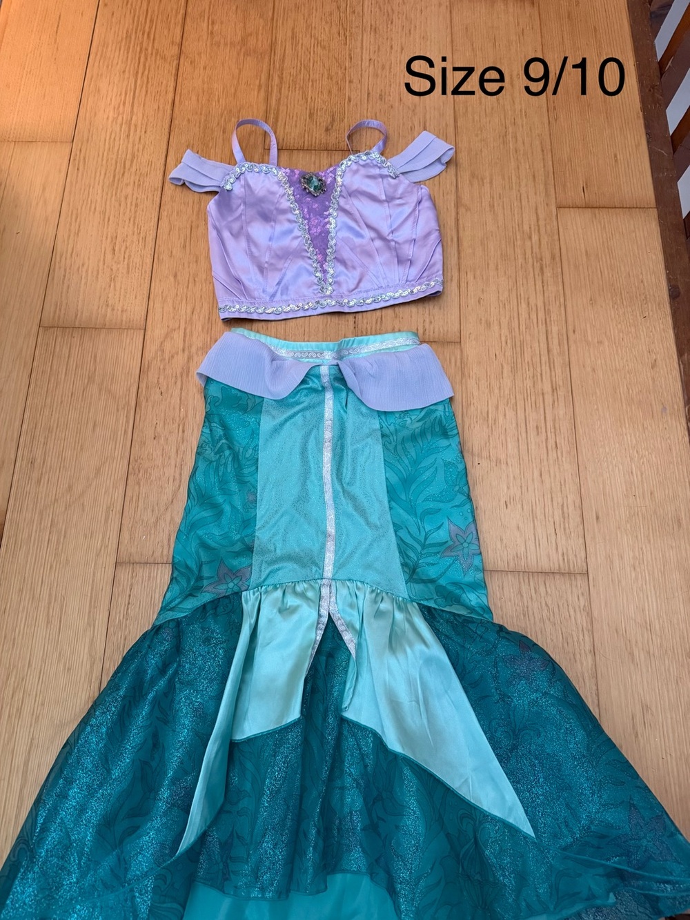 Disney Purple & Teal Mermaid Costume Set